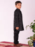 Boy's' Black Sherwani Set